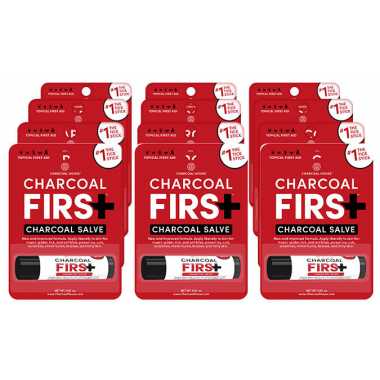 Charcoal First Salve Stick- Case of 12 (Get 12 for the Price of 11!)