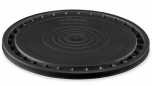  EZ Peel Lid for 3.5, 5, 6, and 7 Gallon Plastic Pail - Black