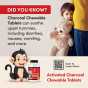 Kids Chewable Activated Charcoal Tablets - for Upset Tummies, Diarrhea & More