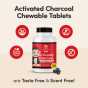 Kids Chewable Activated Charcoal Tablets - for Upset Tummies, Diarrhea & More