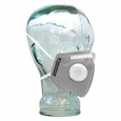 NEW STYLE! Vented Pure Non-Scents® Face Mask Ag+ (Silver Impregnated)- 1 Mask (GRAY) 