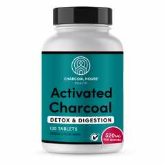 Chewable Activated Charcoal Tablets USP Grade (135 Count)