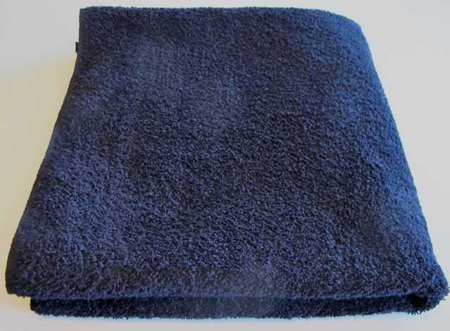 100% Cotton Black Bath Towel - Made In USA
